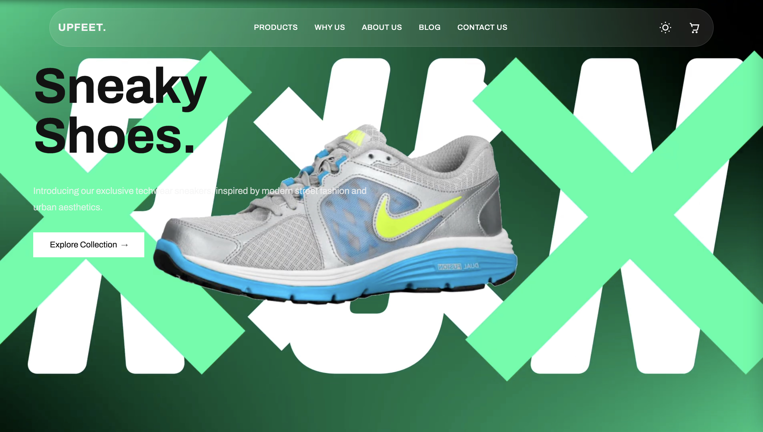 upfeet sneaker e-commerce